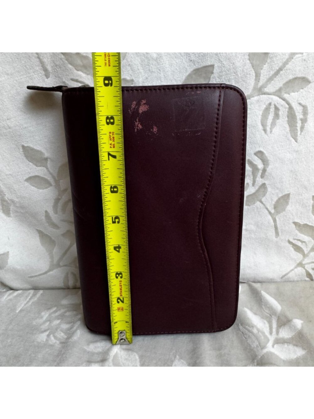 Vintage 1994 Day-Timer Leather Zip Planner Organizer With Inserts 6-Ring Binder - Picture 9 of 10